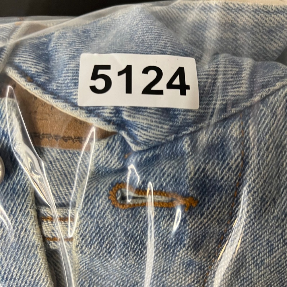 Vintage‎ Arizona Jean Co. Trucker Jacket Men's Blue Denim Pockets Button Front - Picture 12 of 12
